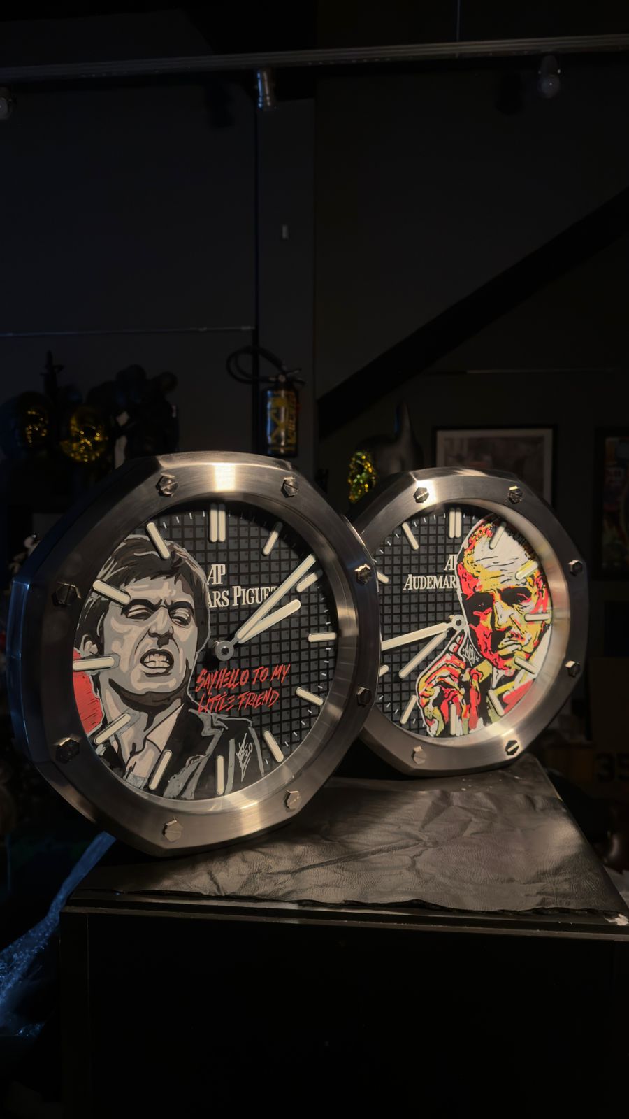 Wall Watch Corleone and Scarface Audemars Piguet Royal Oak